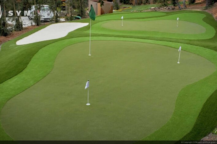 SYNLawn Pittsburgh PA golf artificial grass for putting greens with slopes